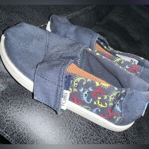 TOMS little boys slip ons
